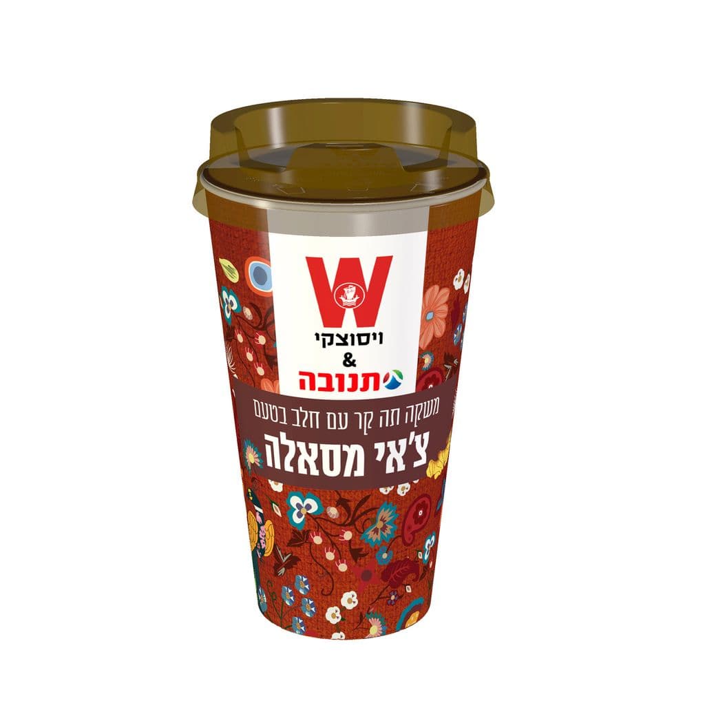 משקה תה קר עם חלב בטעם צ'אי מסאלה