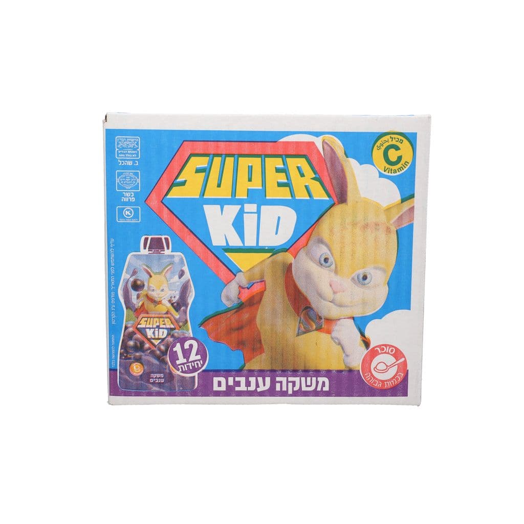 מארז 12 יח' משקה סופר קידס מנגו 200X12 מ"ל